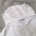 Платье для крещения с капюшоном 74-80р, белый