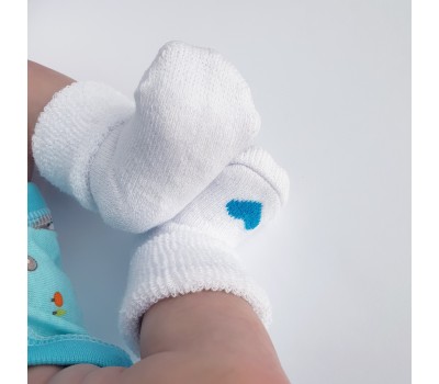 Носочки махровые для недоношенных детей 6-8 см