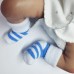 Носочки махровые голубая полоска 4-6 см