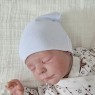 Шапочка белого цвета двухслойная 