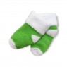 Носочки махровые Салатовый с белым 6-8 см