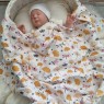 Пеленка муслиновая 80*100 Мотыльки