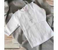 Рубашка белая для крещения мальчика 62-68р (КР4)