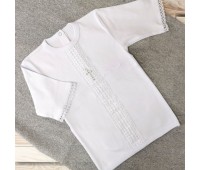 Крестильная рубаха для мальчика 62-68р, 74-80р белая