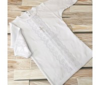 Крестильная рубаха для мальчика 62-68р, 74-80 (КР9)