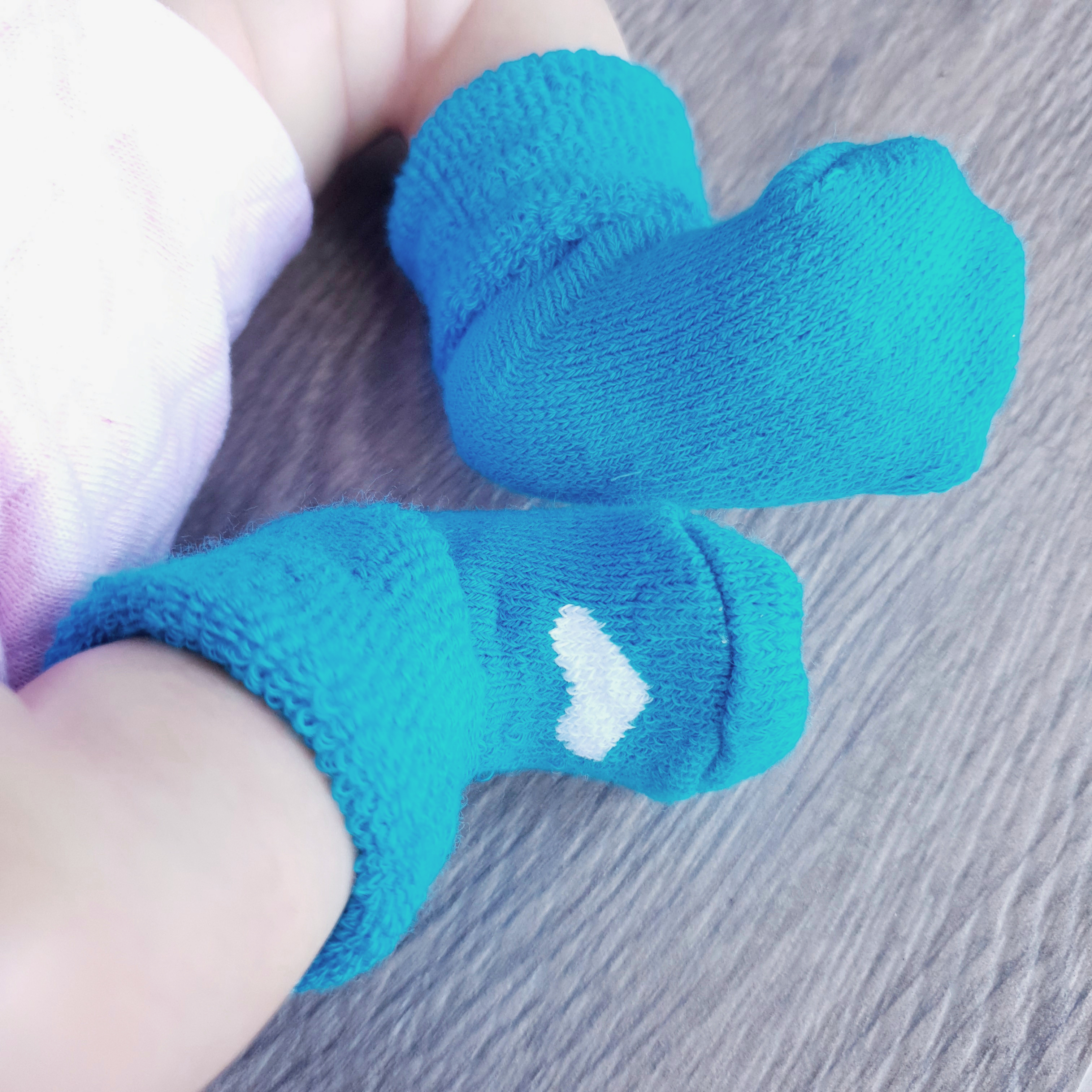 Зимние носочки для новорожденных