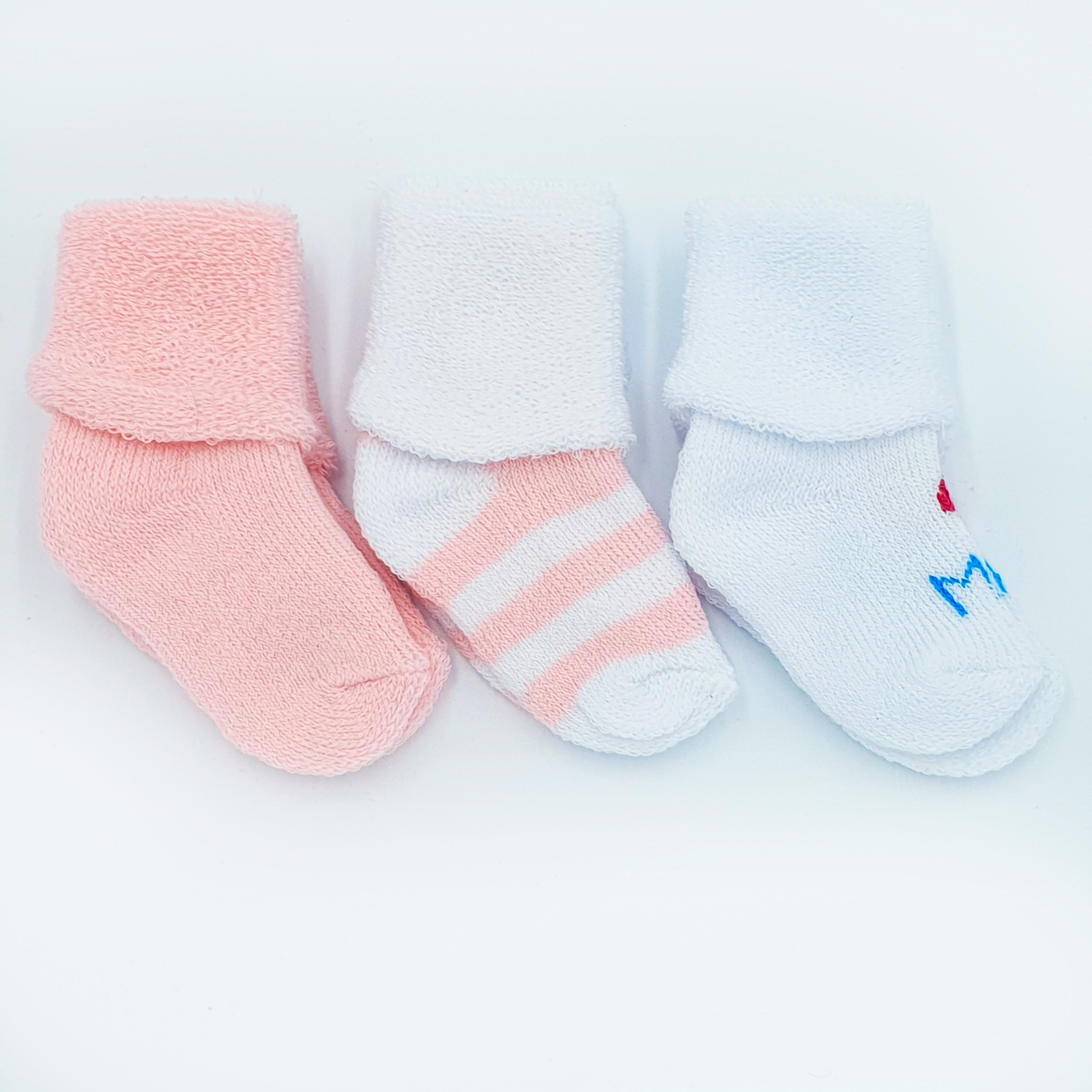 Махровые носочки для новорожденных